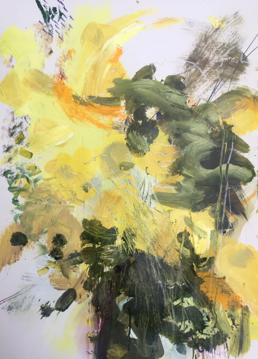 Spirit of Spring, Yellow & Green 2 by Lesley Birch, Image 3.