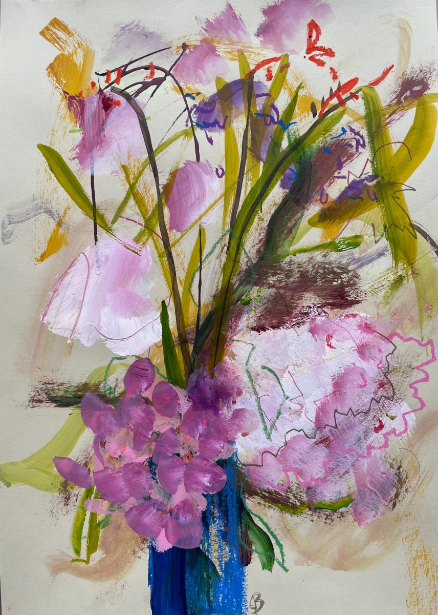 Summer in a Pot 1 - Unframed by Lesley Birch, Image 2.