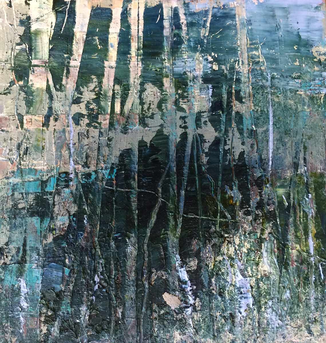 Tree Reflections with Blue by Lesley Birch, Image 2.