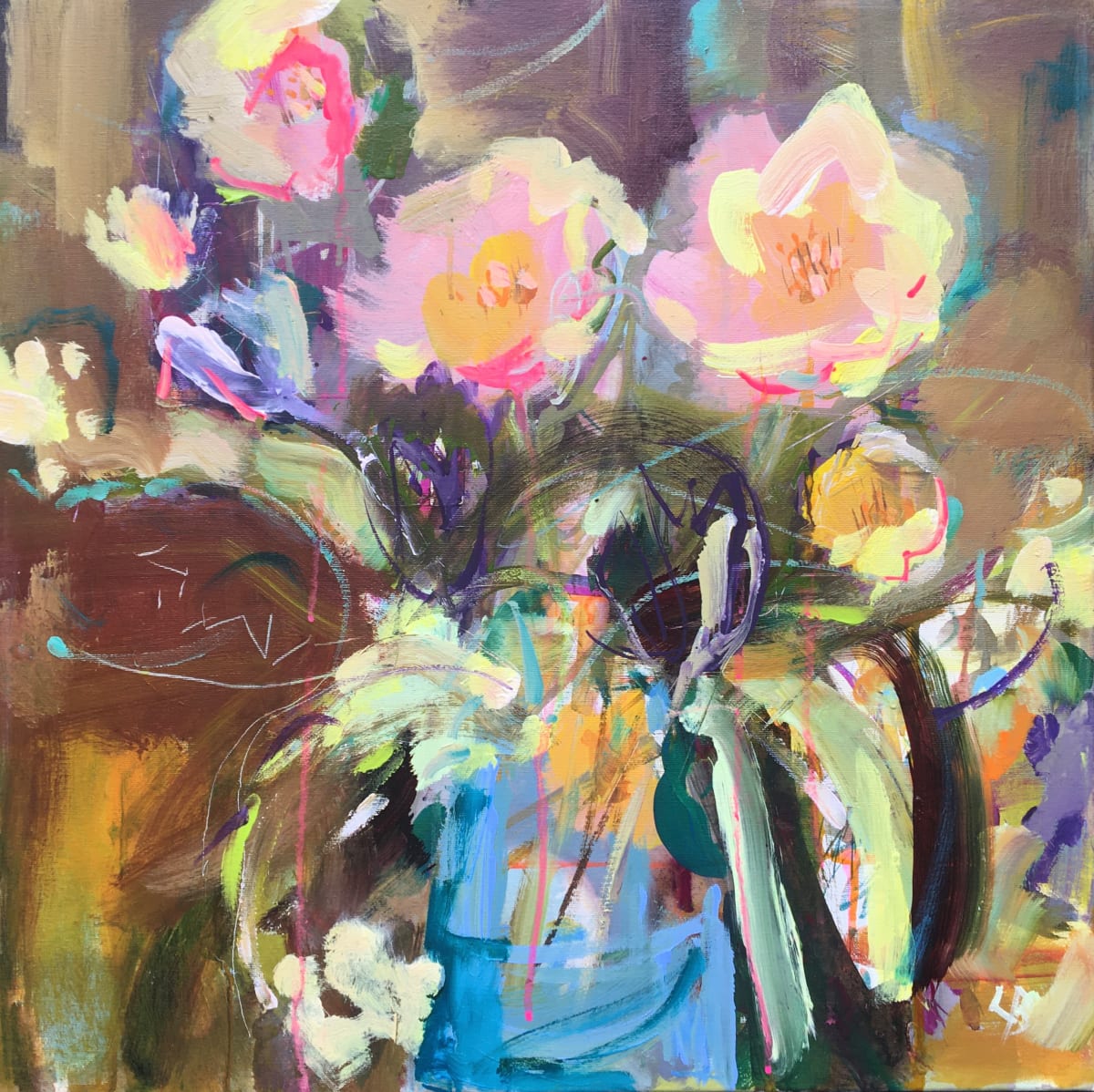 Twins, Peonies by Lesley Birch, Image 2.