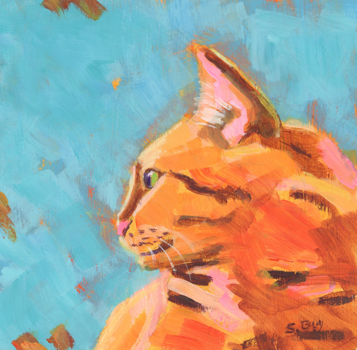 Contented Ginger by Sharon Guy, Image 1.