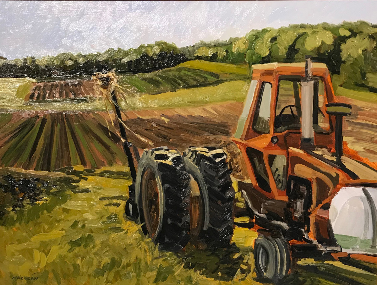 Hay Spool by Mike MacLean Fine Art 