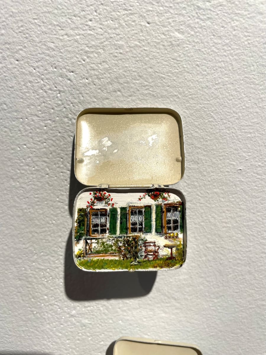 Lauenen Church House - Single Medicine Tin by Shelley Vanderbyl 