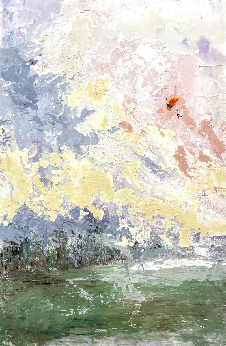 Vertical Landscape with Rescuer by Shelley Vanderbyl 