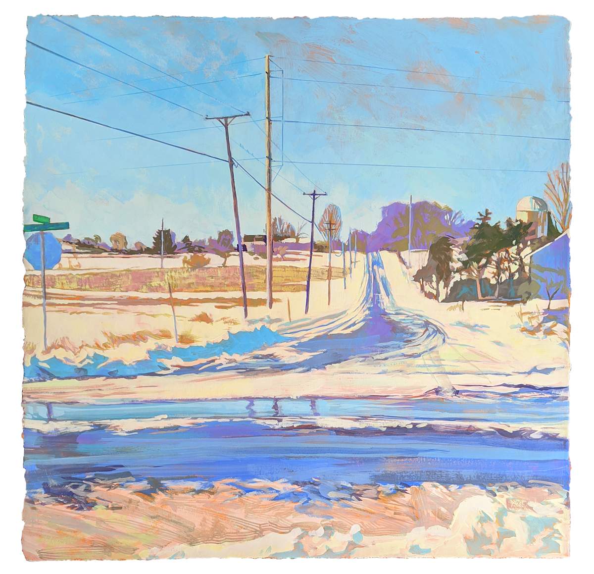 E Lakeview Hills Rd by Justin Shull Art Studio 