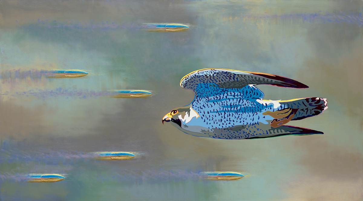 Fastest Animal on Earth by Justin Shull Art Studio 