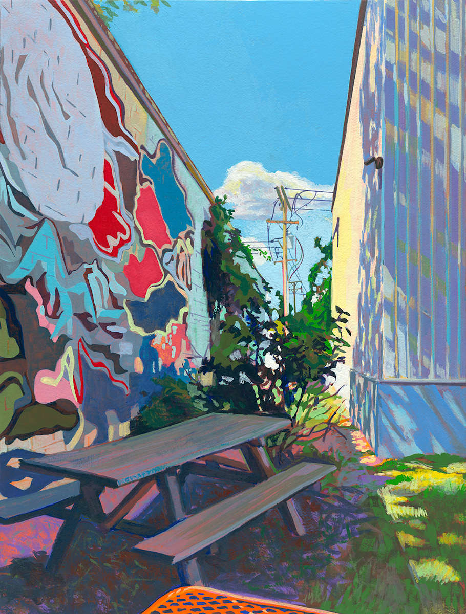 Alley at TruFit by Justin Shull Art Studio 