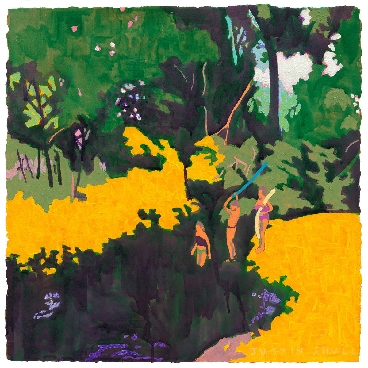 Only If You Want To by Justin Shull Art Studio 