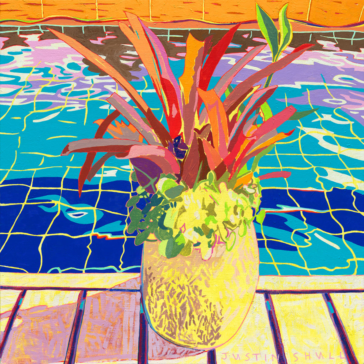 Poolside by Justin Shull Art Studio, Image 1.