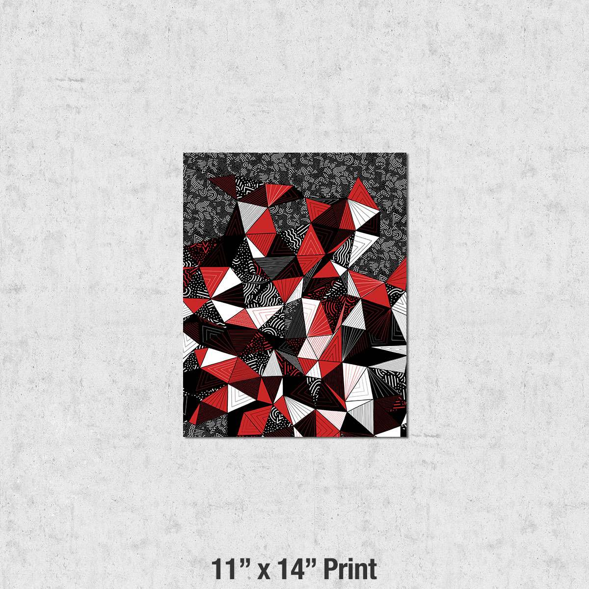 "CONSCIOUS GROWTH 108" Small One-of-a-Kind Monoprint by Debbie Clapper 