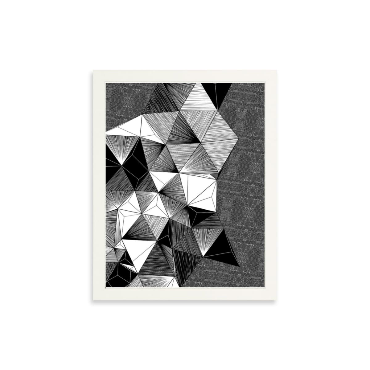 "Conscious Growth 061" Monoprint 11x14 by Debbie Clapper 