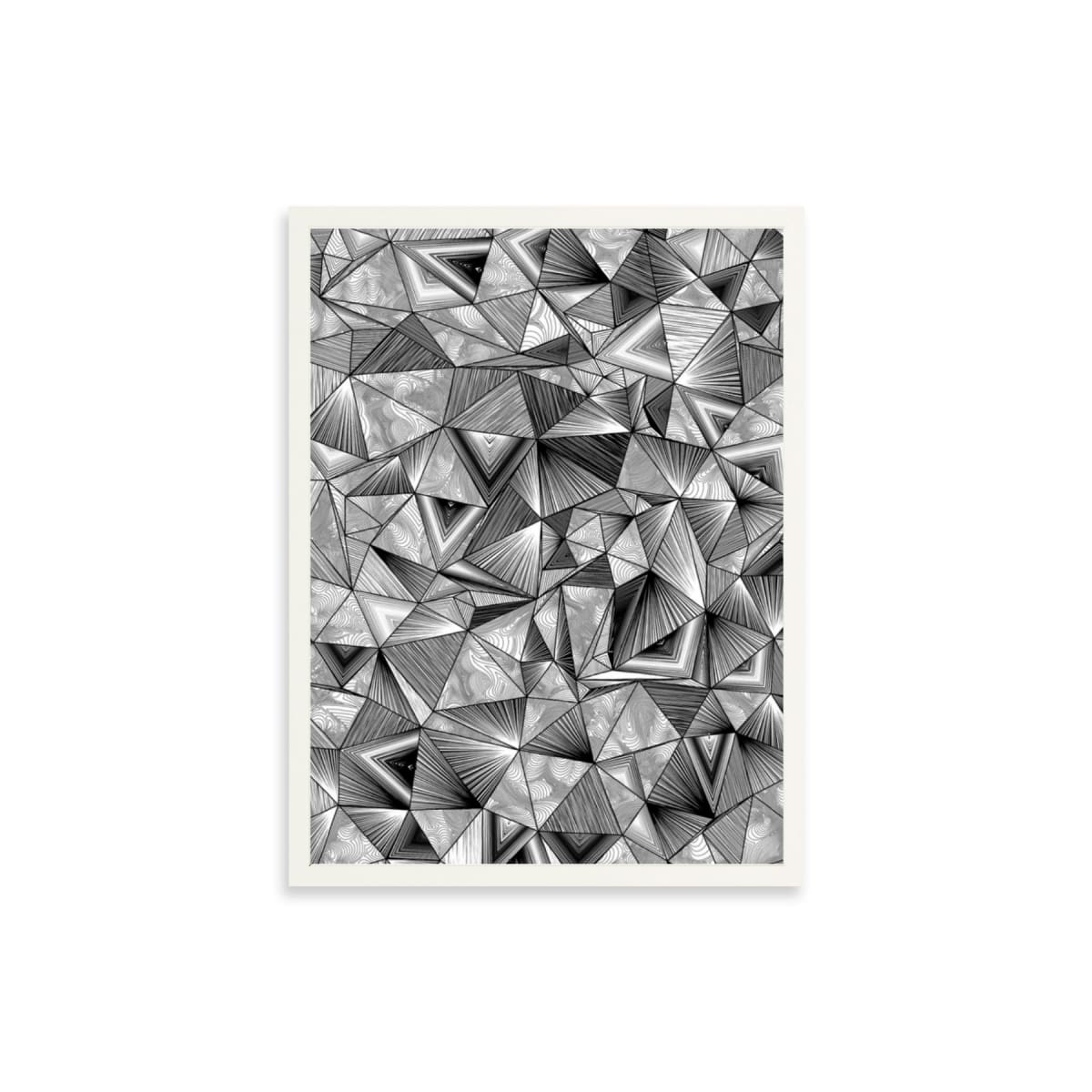 "Conscious Growth 062" Monoprint 18x24 by Debbie Clapper 