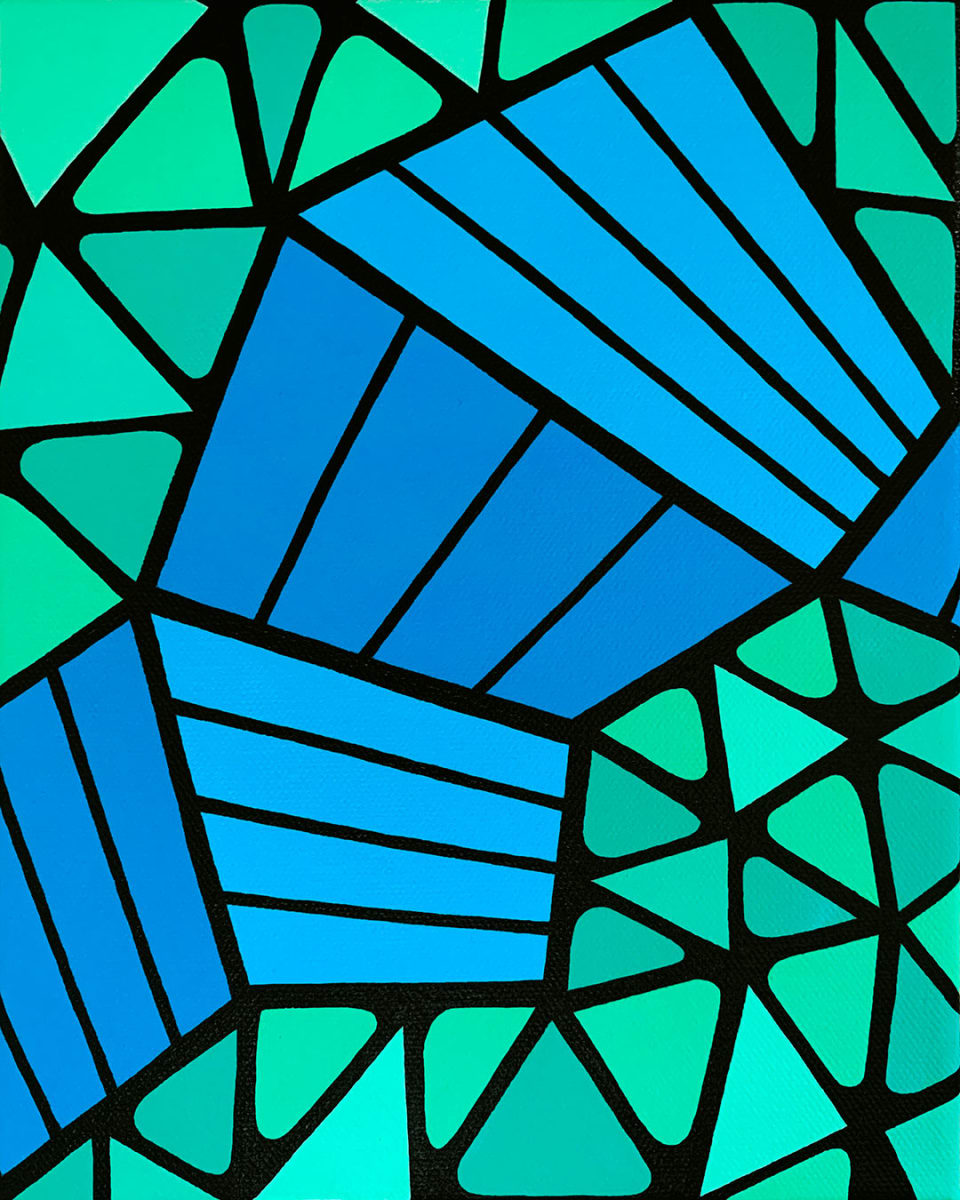 Amplify 1 - Original Painting by Debbie Clapper, Image 4.