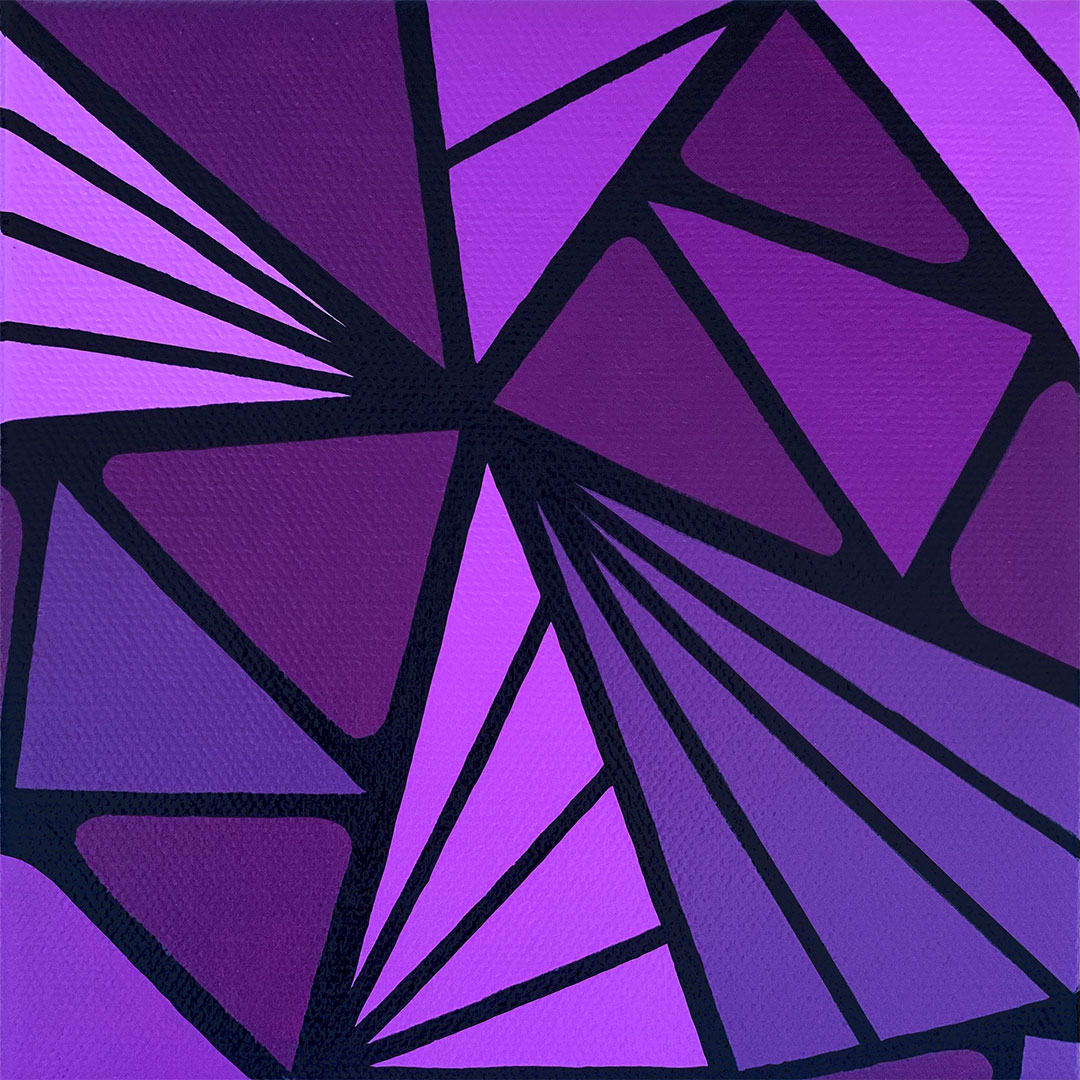 Weave 7 - Original Painting by Debbie Clapper  Image: Weave 7 - Full Image