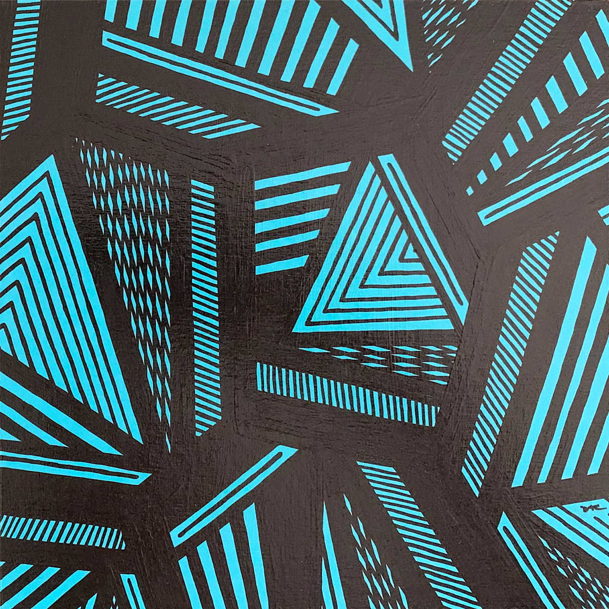 "Geoscape 2" Painting by Debbie Clapper, Image 1.