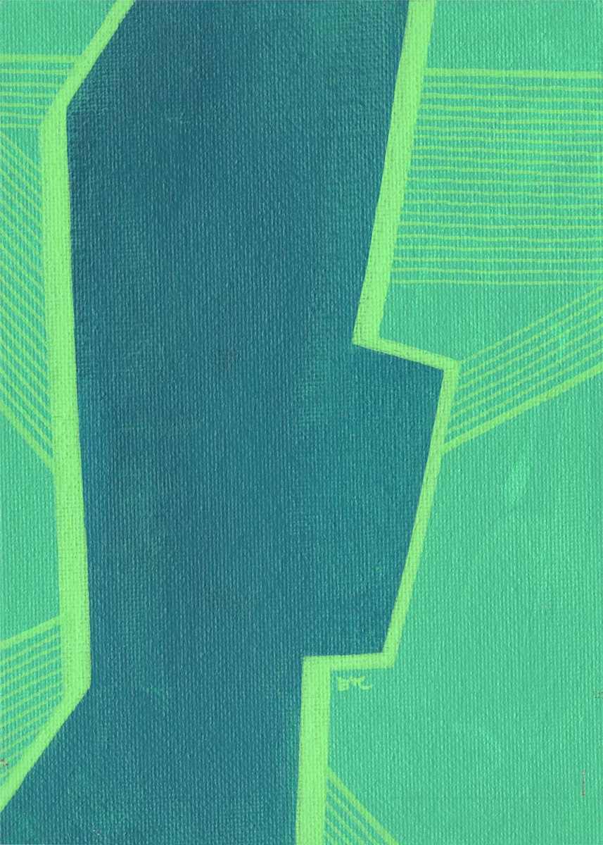 "Structure Study 1" Painting by Debbie Clapper, Image 1.