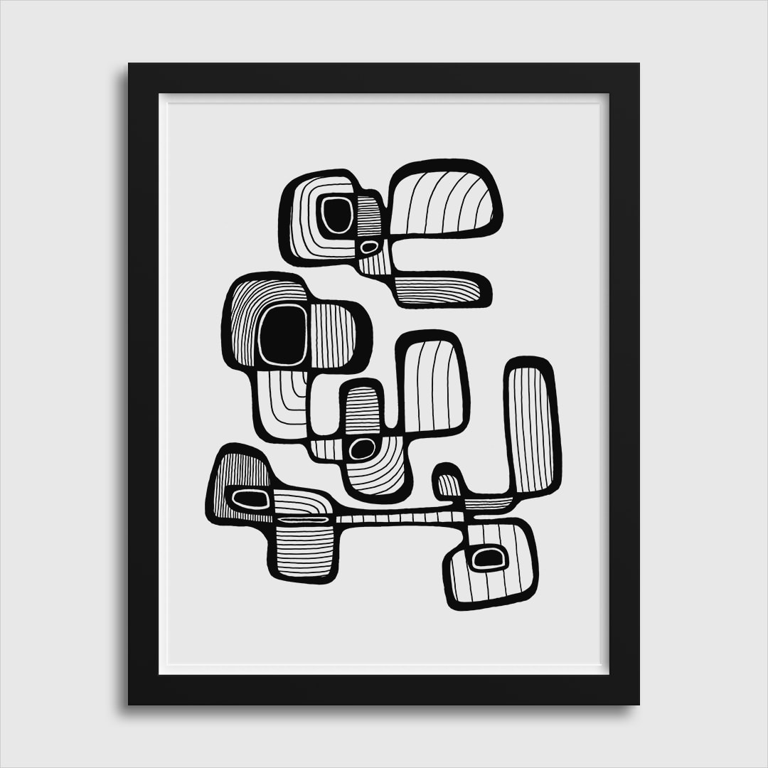 "Retro 1" Limited Edition Print by Debbie Clapper 