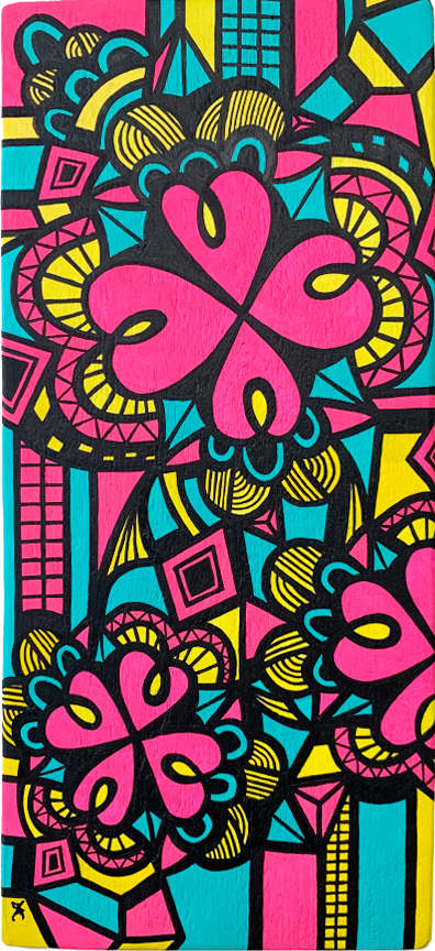 "Untitled 7.20.24" Painting by Debbie Clapper 