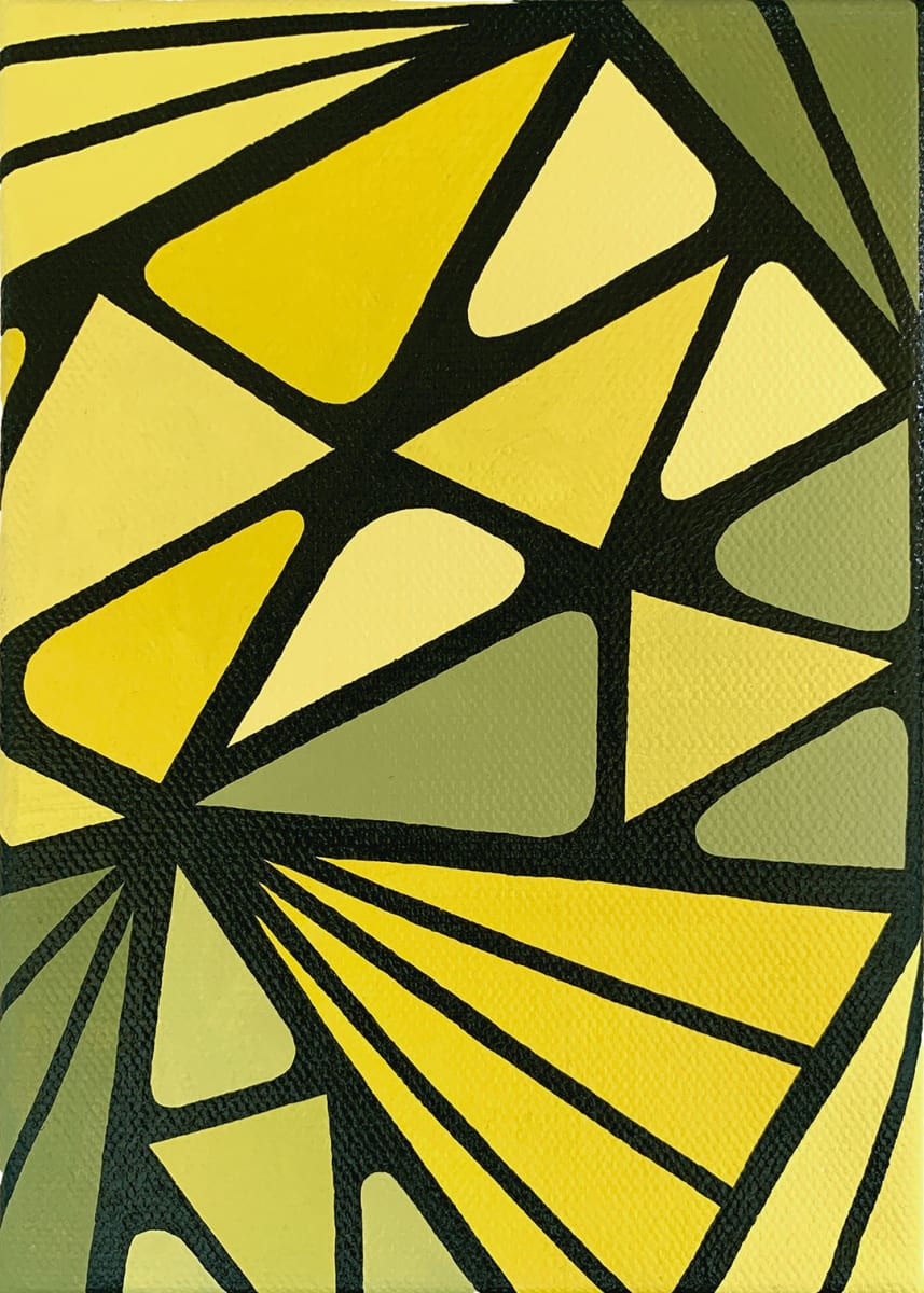 Weave 11 - Original Painting by Debbie Clapper  Image: Weave 11 - Full Image