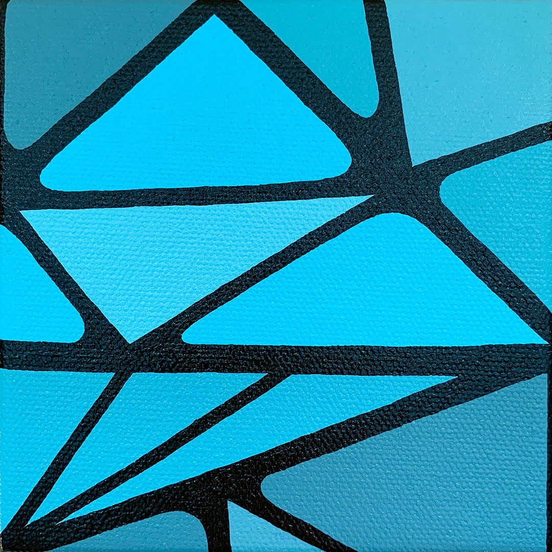 Weave 12 - Original Painting by Debbie Clapper  Image: Weave 12 - Full Image