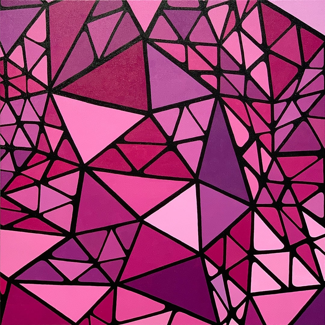 Weave 8 - Original Painting by Debbie Clapper  Image: Weave 8 - Full Image