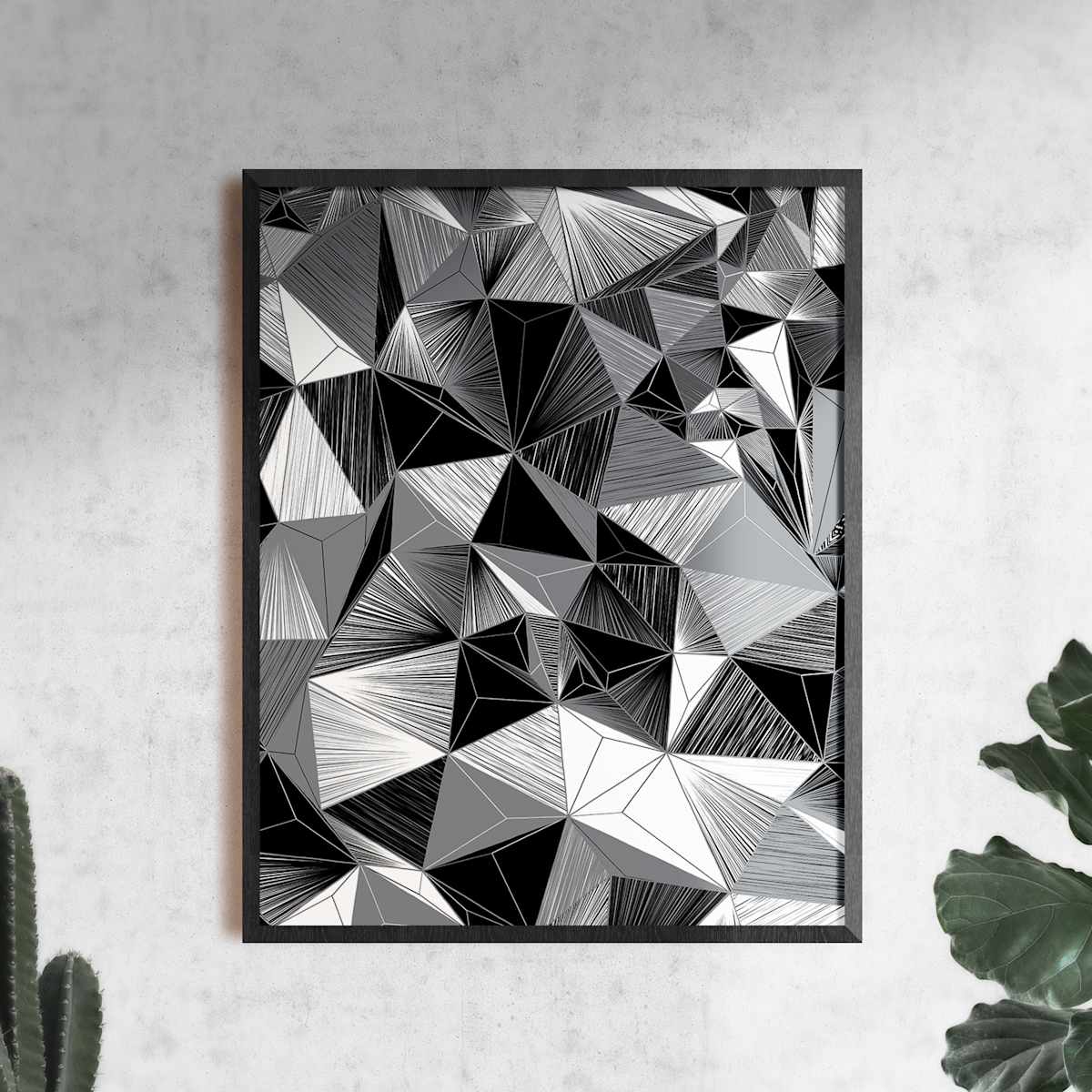 "Conscious Growth 096" Small One-of-a-Kind Print by Debbie Clapper 
