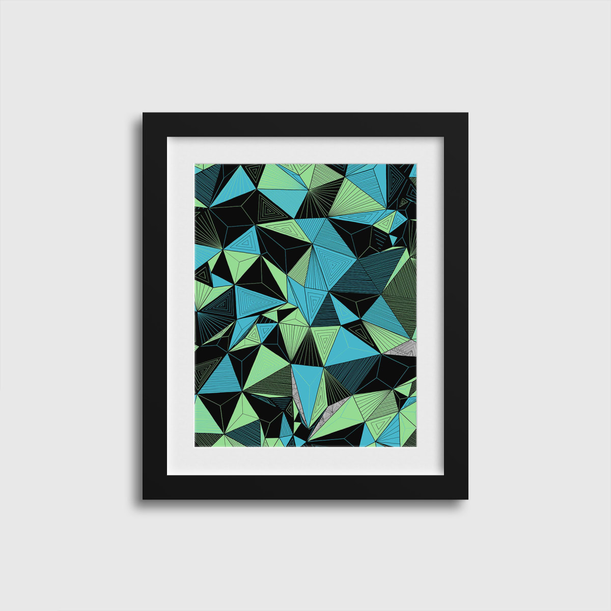 "CONSCIOUS GROWTH 004" Small One-of-a-Kind Print by Debbie Clapper 