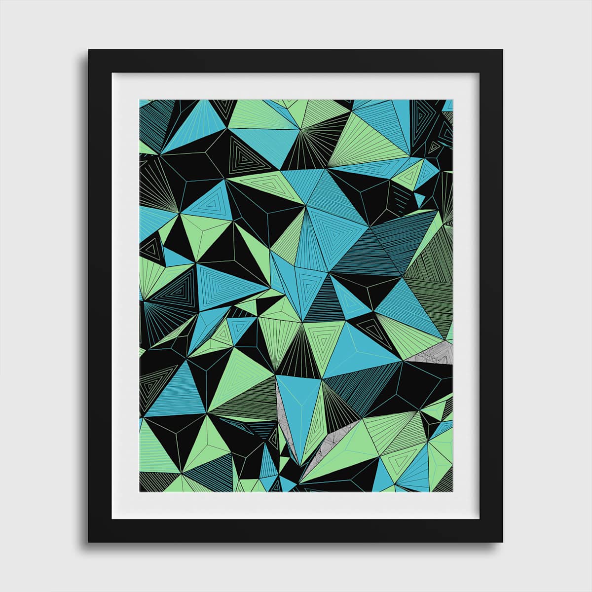 "CONSCIOUS GROWTH 004" Medium One-of-a-Kind Print by Debbie Clapper 