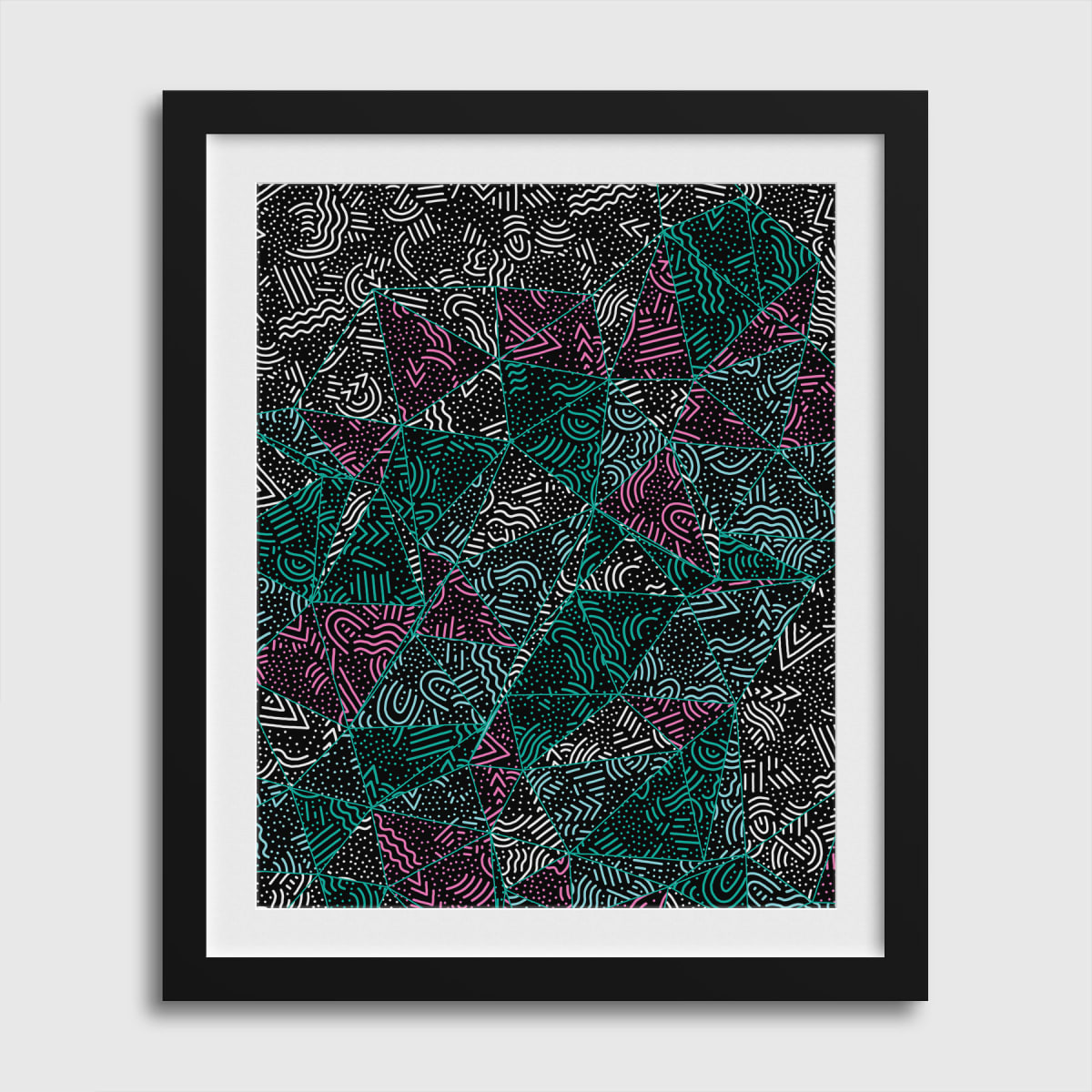 "CONSCIOUS GROWTH 006" Medium One-of-a-Kind Print by Debbie Clapper 