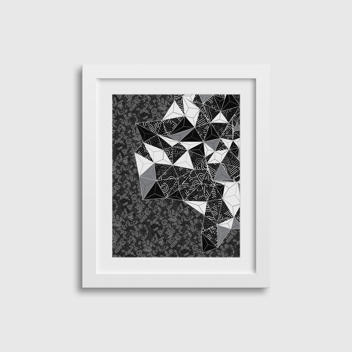 "CONSCIOUS GROWTH 007" Small One-of-a-Kind Print by Debbie Clapper 