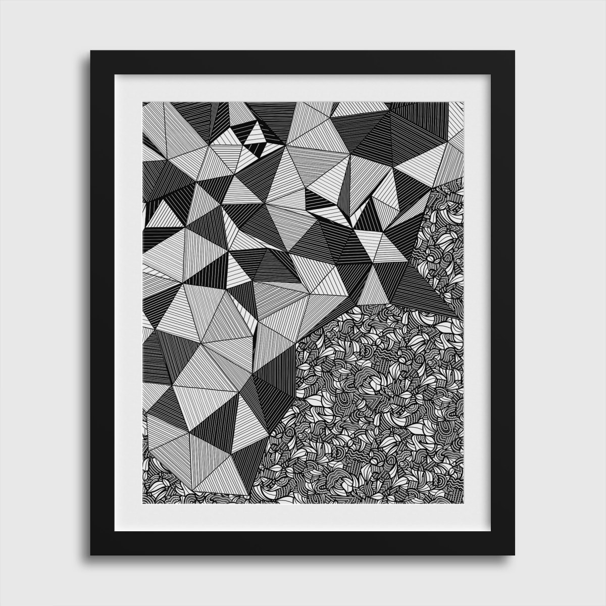 "CONSCIOUS GROWTH 023" Medium One-of-a-Kind Print by Debbie Clapper 