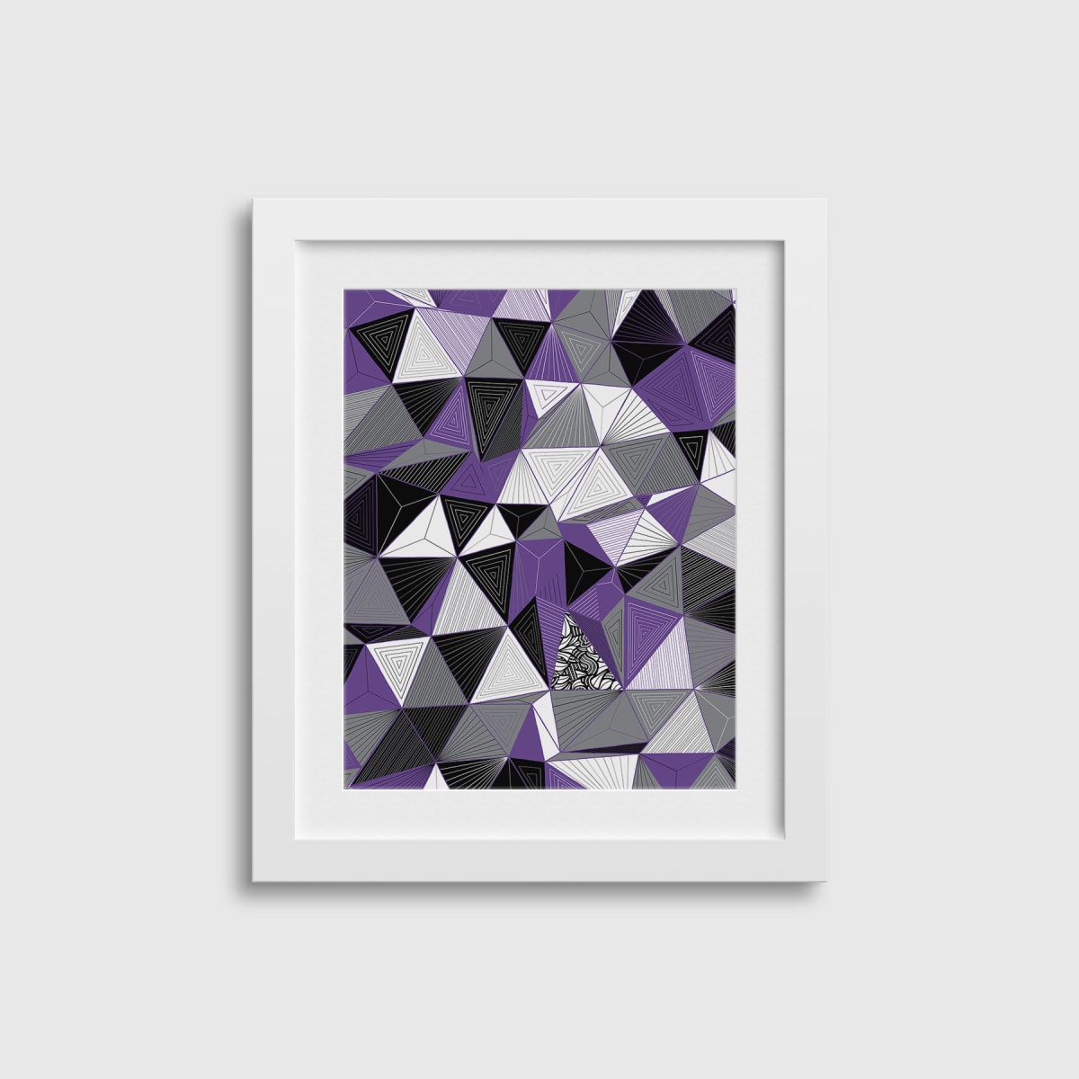 "CONSCIOUS GROWTH 024" Small One-of-a-Kind Print by Debbie Clapper 