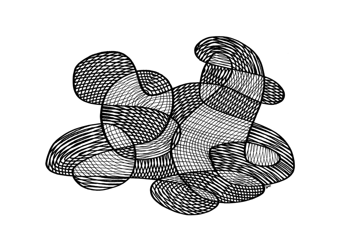 "Whirlwind 52" Drawing 7x5 by Debbie Clapper 