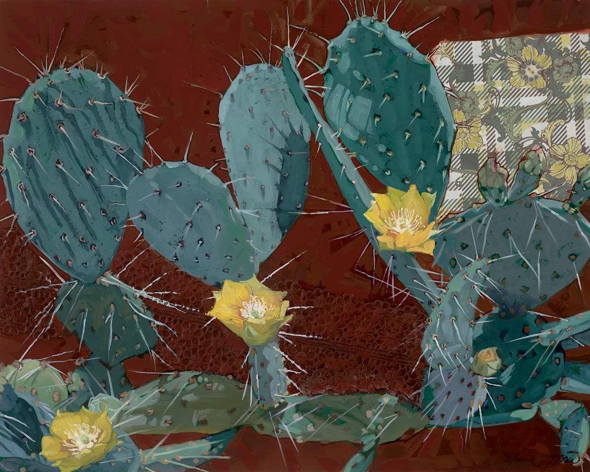 Cactus Chains with Halos and Spines by Jenna Lineweaver, Image 1.