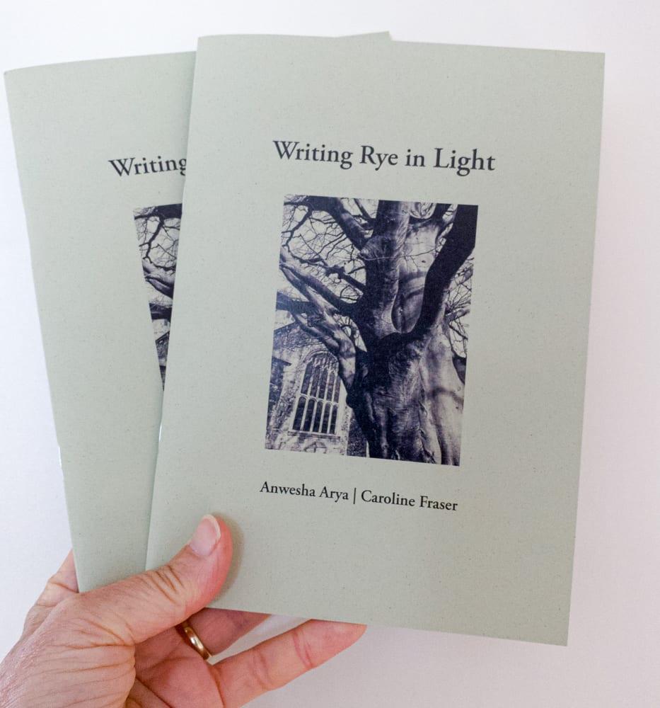 Writing Rye in Light by caroline fraser  Image: Writing Rye in Light