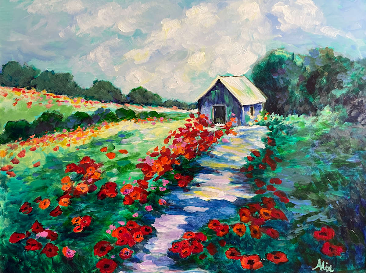 Abandoned Poppy Shed by Alexandra Kassing 