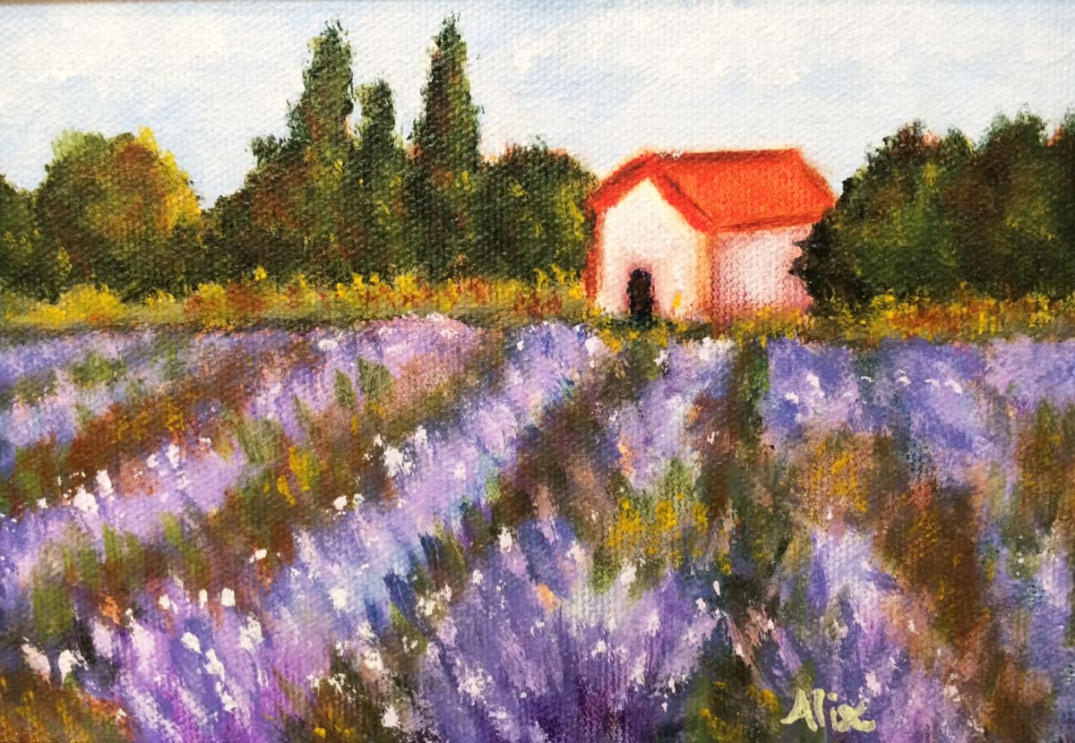 Afternoon in the Lavender Fields, Image 1.