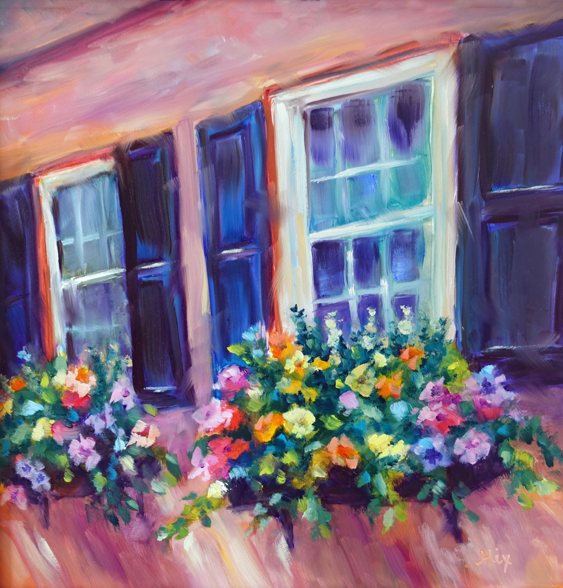 Charleston Window Box - Abundance of Spring by Alexandra Kassing 