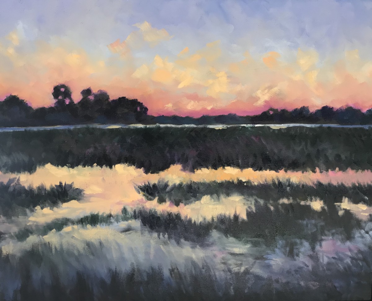 Color in the Marsh Sky by Alexandra Kassing 