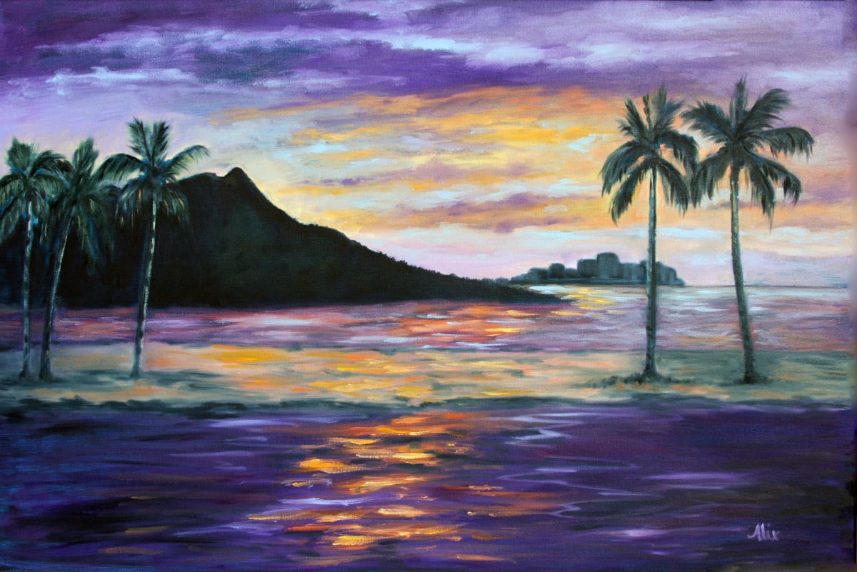 Diamond Head Sunset by Alexandra Kassing 