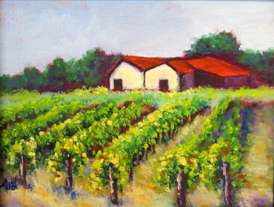 French Vineyard by Alexandra Kassing 