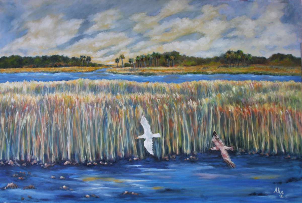 Marsh Flight by Alexandra Kassing 