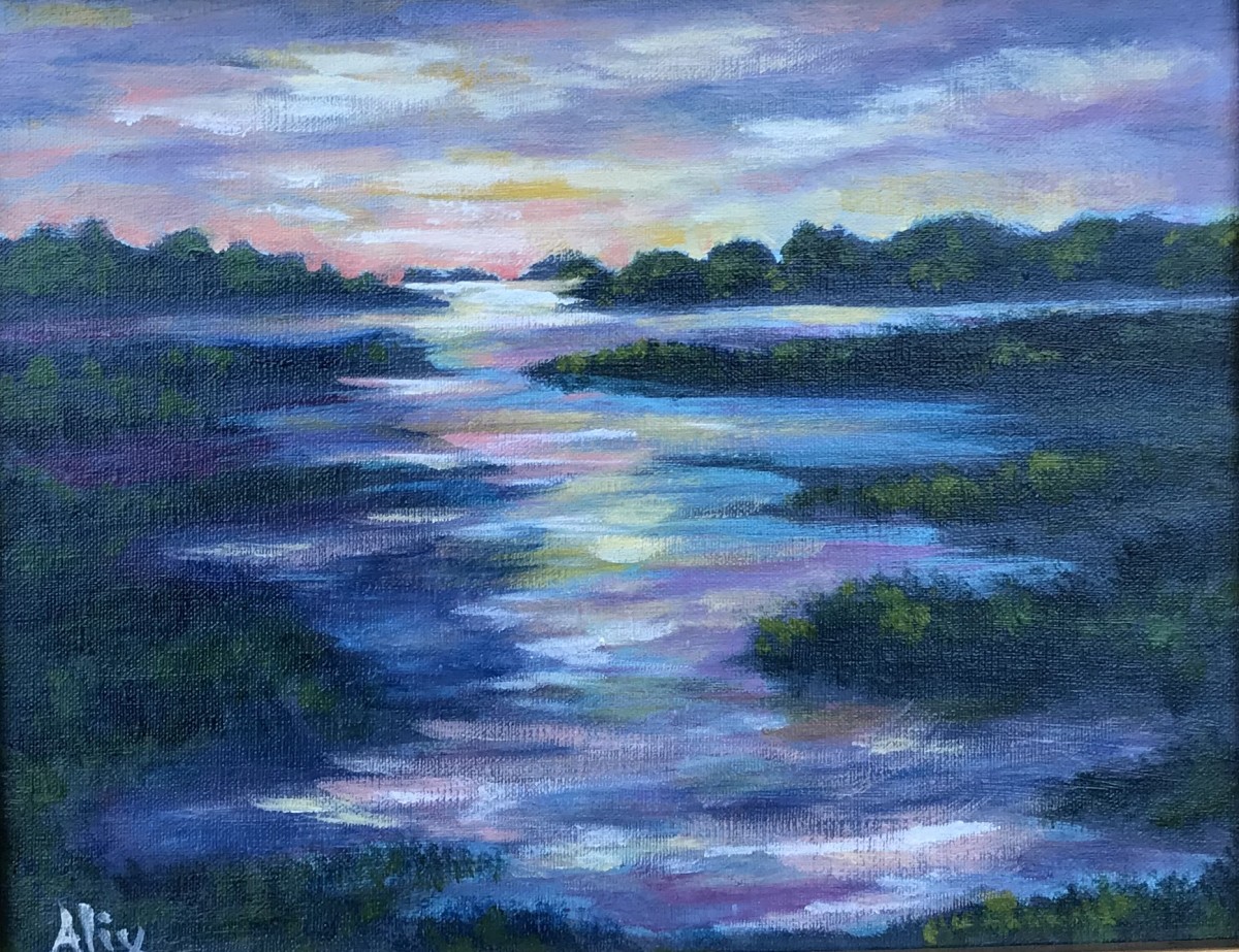 Marsh Sky Reflections by Alexandra Kassing 