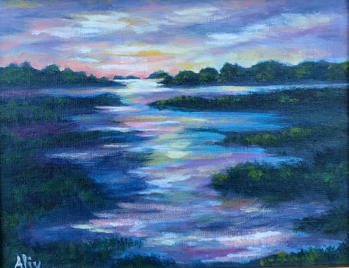 Marsh Sky Reflections by Alexandra Kassing, Image 2.