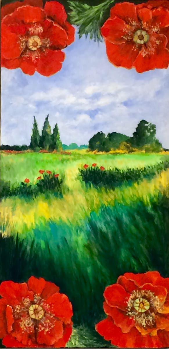 Poppies in Provence by Alexandra Kassing, Image 1.