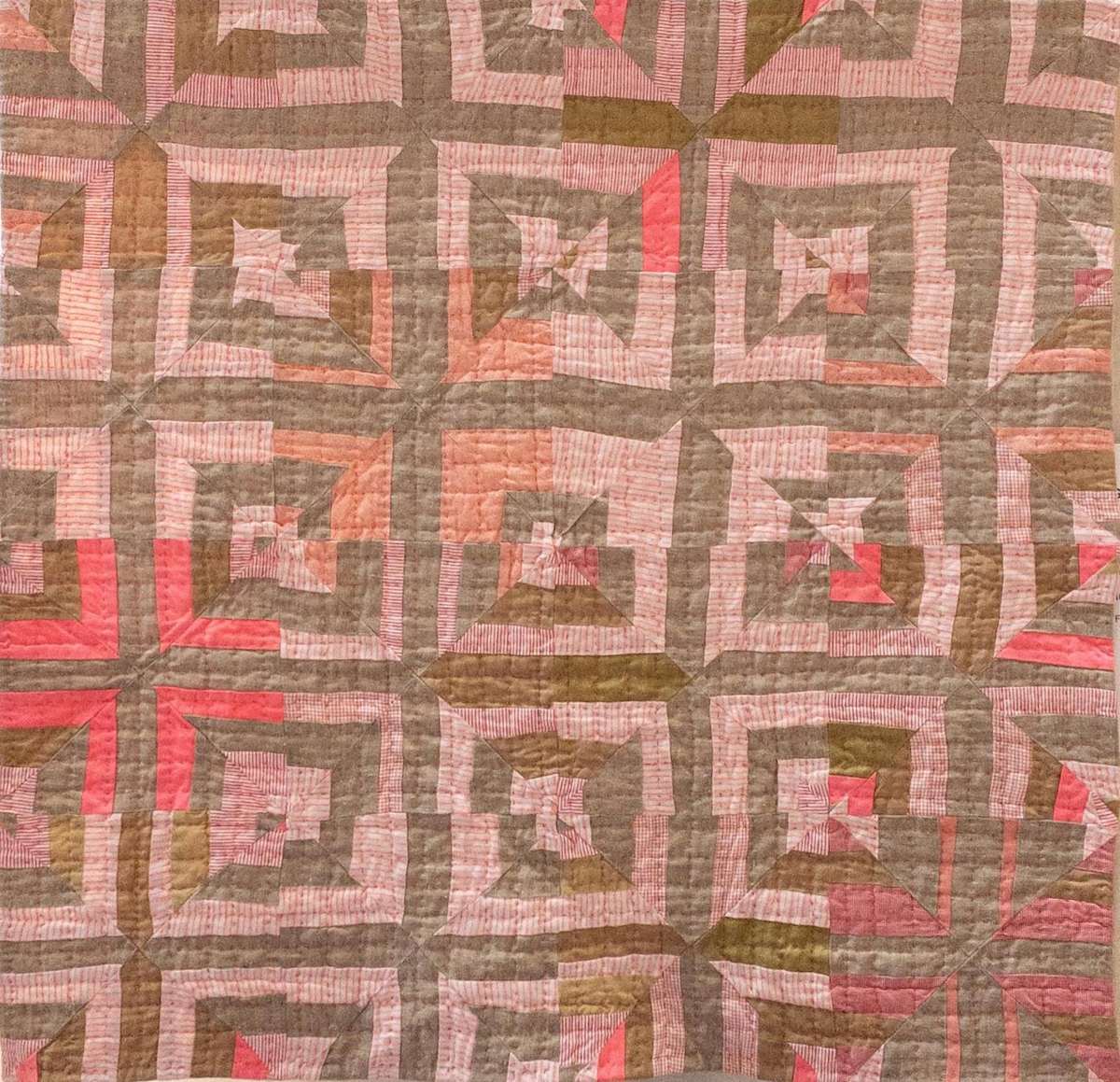 Broken Grid - Pink by Stacey Sharman 