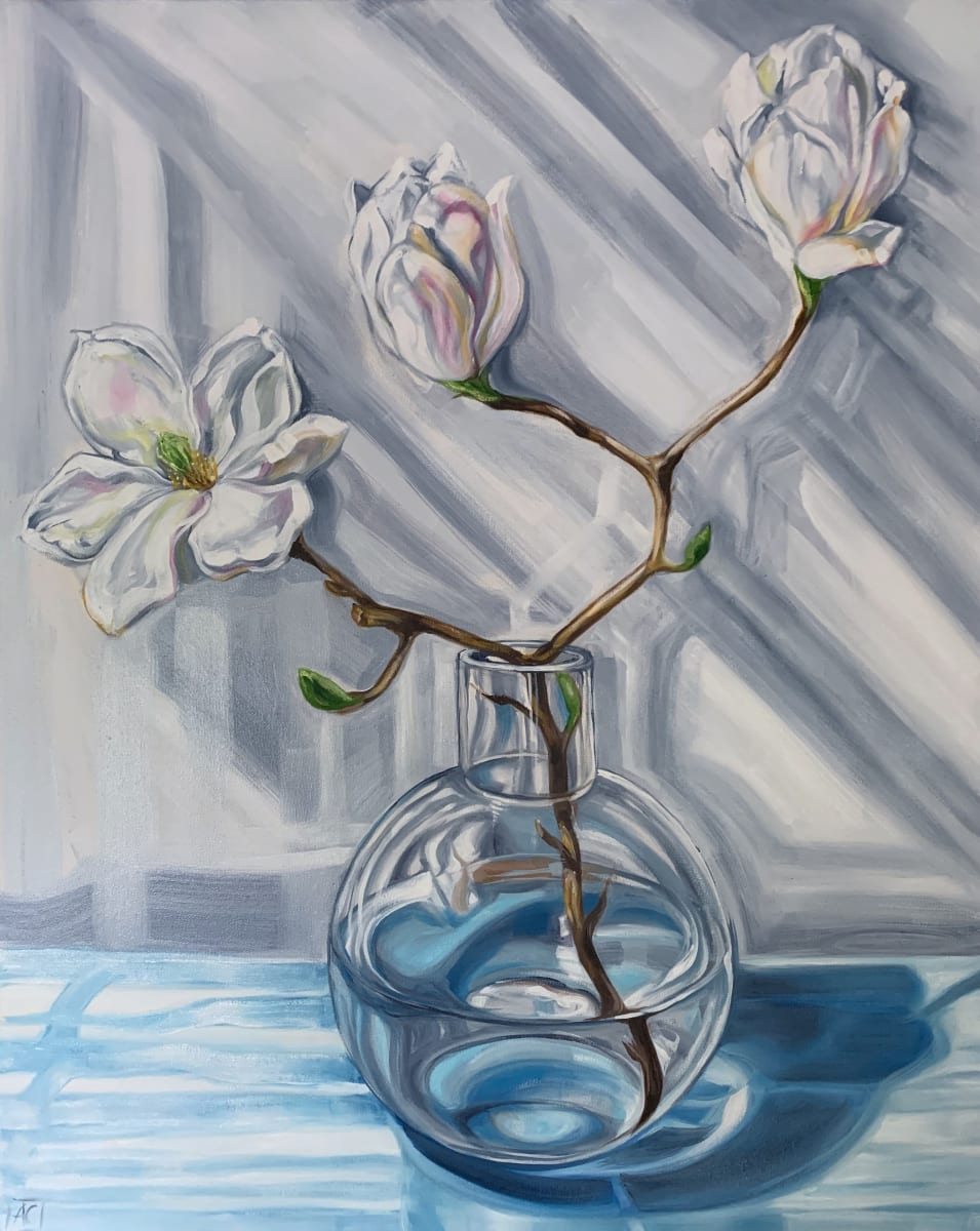 Magnolia Reflections in Blue #1 