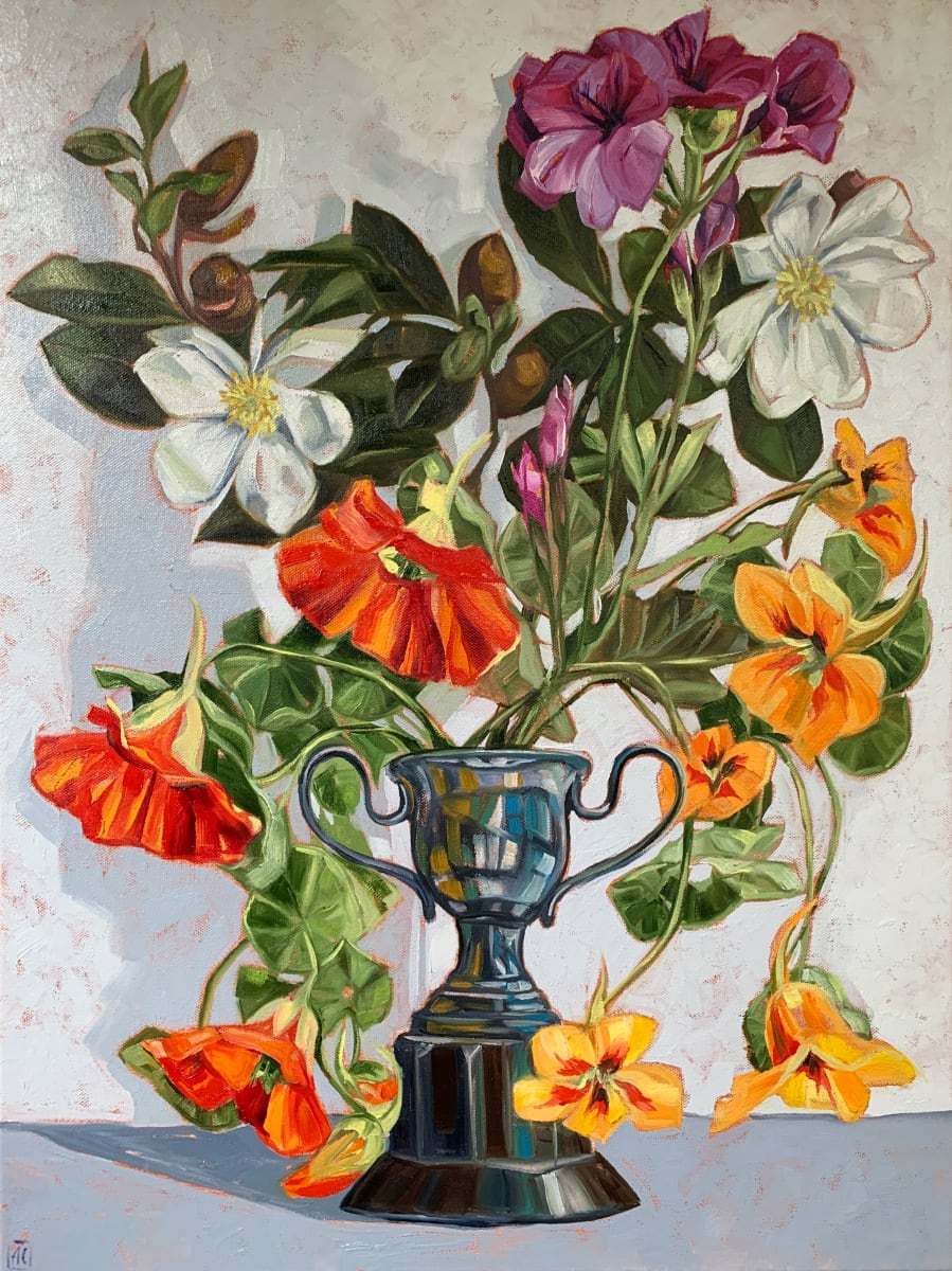 Garden cup - it takes a village by Alicia Cornwell 