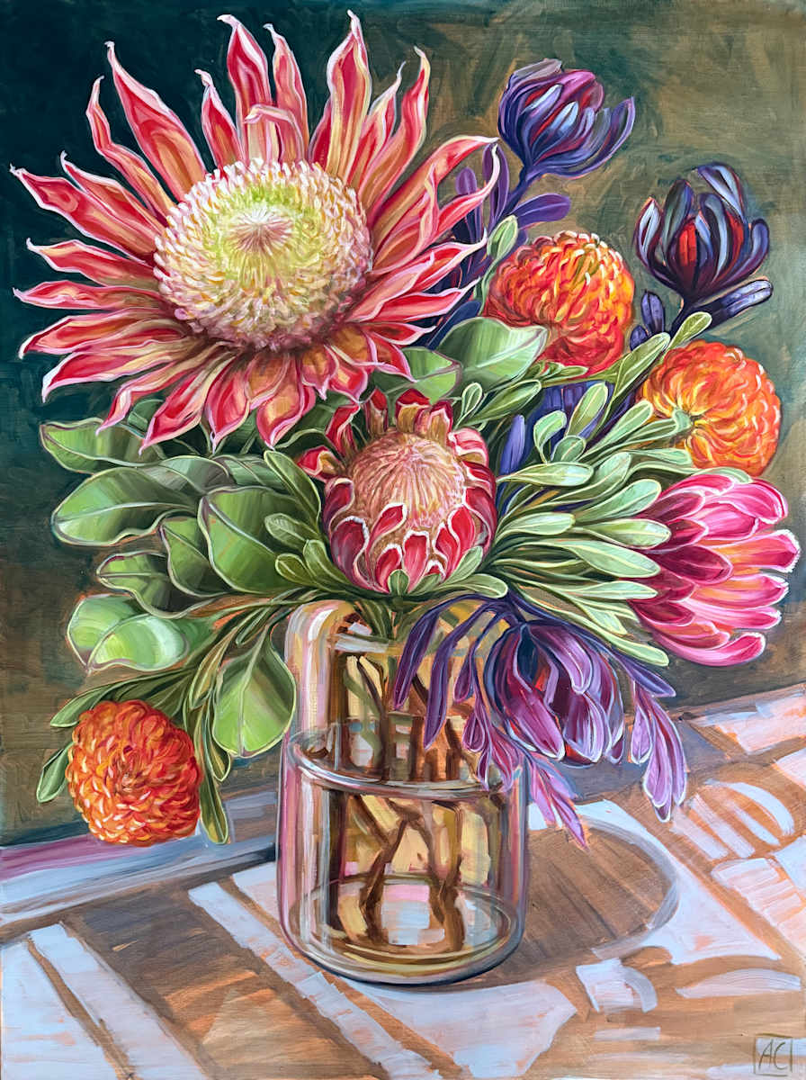 Proteas from the Gardens - 3 by Alicia Cornwell 
