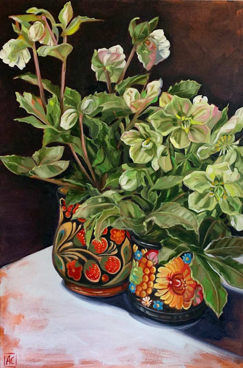 Colour, Joy and Unity - Winter Rose by Alicia Cornwell 